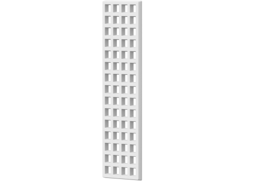 Дизайнерский электрический радиатор D-1200L Белый