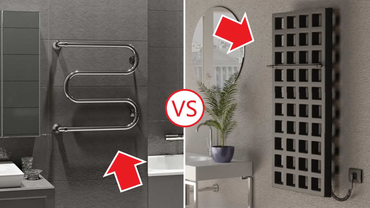 Какой полотенцесушитель лучше электрический или водяной?