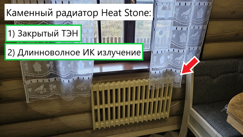 Характеристики каменного радиатора Heat Stone